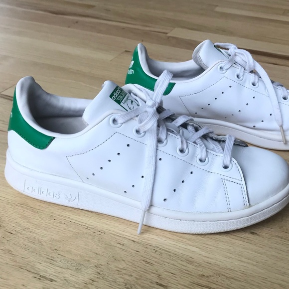 adidas Shoes - Adidas Originals Stan Smith Trainers White &Green